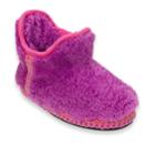 Dearfoams Pile Girls' Slipper Boots, Size: 9-10t, Brt Purple