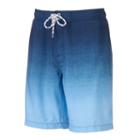 Big & Tall Sonoma Goods For Life&trade; Ombre Eclipse Swim Trunks, Men's, Size: 3xl Tall, Blue