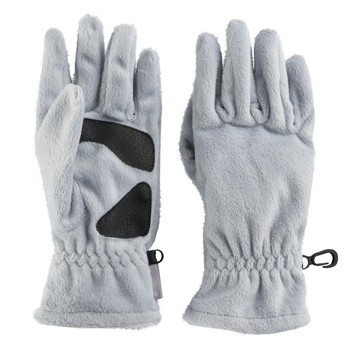 Women's Columbia Blustery Summit Gloves, Size: Large, Med Grey