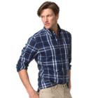 Big & Tall Chaps Easy Care Twill Shirt, Men's, Size: Xxl Tall, Blue (navy)