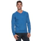 Men's Sonoma Goods For Life&trade; Coolmax Classic-fit V-neck Sweater, Size: Medium, Med Blue