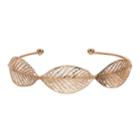 Lc Lauren Conrad Leaf Cuff Bracelet, Women's, Gold