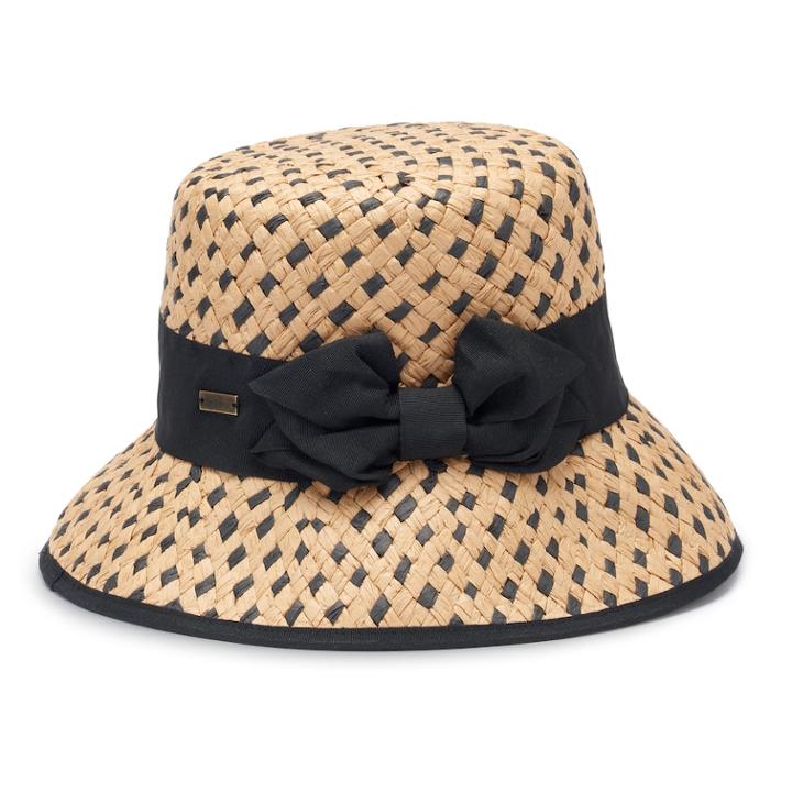 Women's Betmar Bridgitte Straw Sun Hat, White