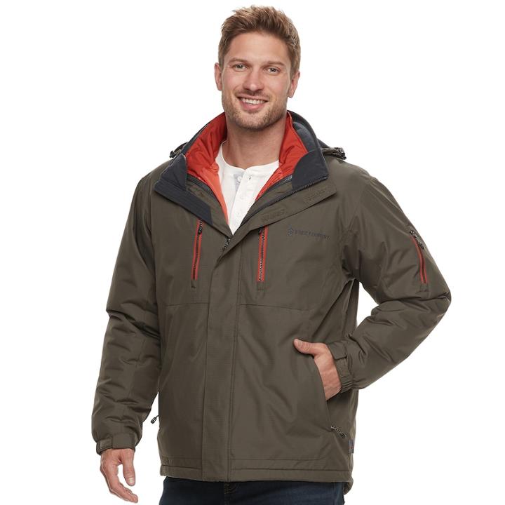 Men's Free Country Aspen 3-in-1 Systems Jacket, Size: Xl, Green