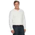 Big & Tall Croft & Barrow&reg; Classic-fit Easy-care V-neck Tee, Men's, Size: 4xl Tall, White
