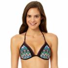 In Mocean Double Diamond Push Up Bikini Top, Size: Large, Ovrfl Oth