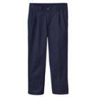 Boys 4-7 Chaps School Uniform Pleated Pants, Boy's, Size: 4, Blue (navy)