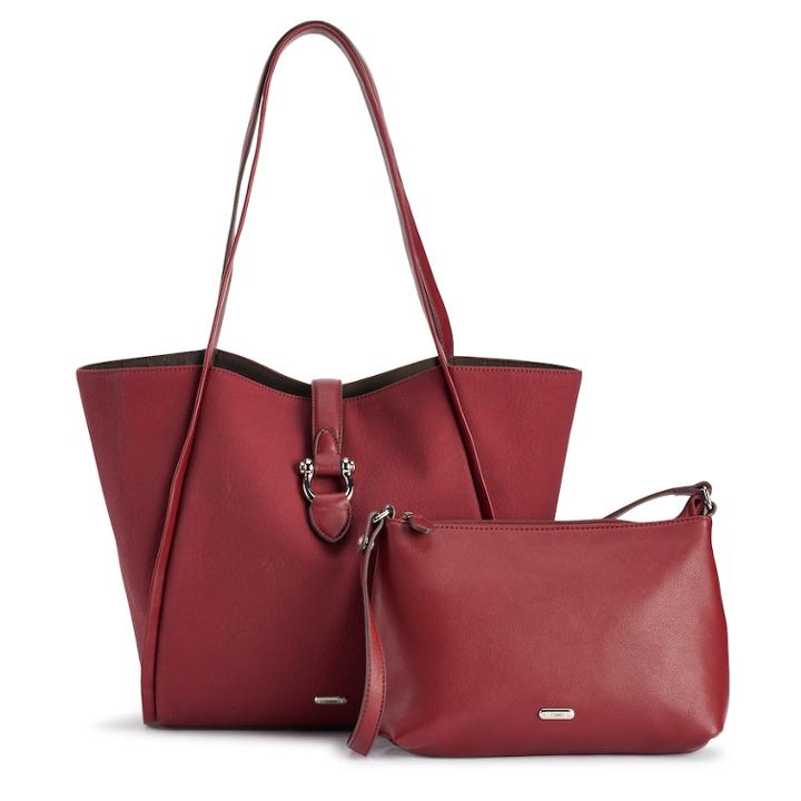 Chaps Allison Tote & Crossbody Bag, Women's, Red
