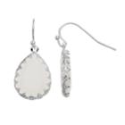 Lc Lauren Conrad Teardrop Nickel Free Earrings, Women's, Silver