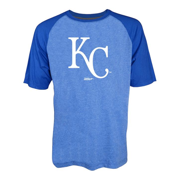 Men's Stitches Kansas City Royals Raglan Tee, Size: Medium, Royal
