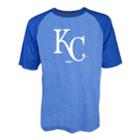 Men's Stitches Kansas City Royals Raglan Tee, Size: Medium, Royal