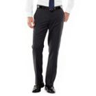 Men's Axist Ultra Series Straight-fit Solid No-iron Performance Flat-front Dress Pants, Size: 36x30, Grey