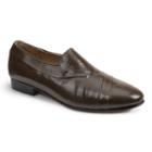Giorgio Brutini Men's Pleated Leather Dress Shoes, Size: 10.5 Wide, Dark Brown