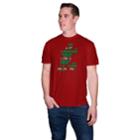 Big & Tall Disney's Mickey Mouse Silhouette Holiday Tee, Men's, Size: 2xb, Brt Red