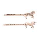Lc Lauren Conrad Runway Collection Unicorn Bobby Pin Set, Women's, Brt Pink