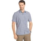 Men's Van Heusen Regular-fit Never Tuck Button-down Shirt, Size: Medium, Blue (navy)
