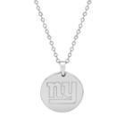 New York Giants Sterling Silver Reversible Pendant Necklace, Women's, Size: 18