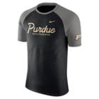Men's Nike Purdue Boilermakers Script Raglan Tee, Size: Xl, Ovrfl Oth