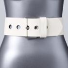 Women's Simply Vera Vera Wang Wide Waist Belt, Size: Xl, White
