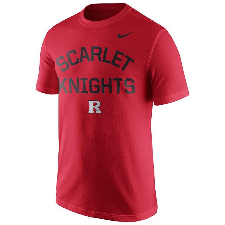 Men's Nike Rutgers Scarlet Knights Local Verbiage Tee, Size: Medium, Red