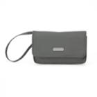 Women's Baggallini Rfid Blocking Flat Wristlet, Dark Grey