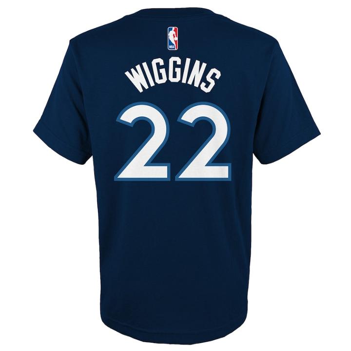 Boys 8-20 Minnesota Timberwolves Andrew Wiggins Name And Number Tee, Size: S 8, Blue (navy)