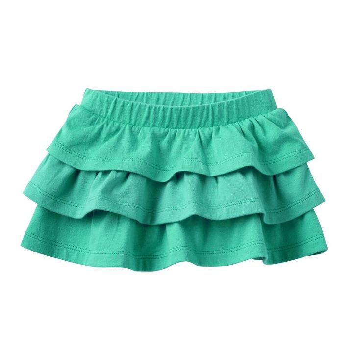 Baby Girl Jumping Beans&reg; Solid Tiered Skort, Size: 3 Months, Brt Green