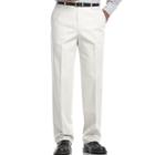 Big & Tall Haggar&reg; Work To Weekend&reg; Classic-fit Flat-front Expandable Waist Pants, Men's, Size: 48x29, Lt Beige