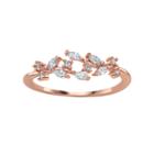 Lc Lauren Conrad Cubic Zirconia Vine Ring, Women's, Size: 9, Light Red