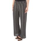 Women's Apt. 9&reg; Print Palazzo Pant, Size: Xl, Black Stripe