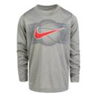 Boys 4-7 Nike Dri-fit Basketball Tee, Size: 6, Grey