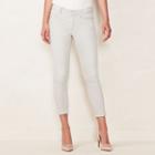 Women's Lc Lauren Conrad Colored Skinny Capri Jeans, Size: 8, Green