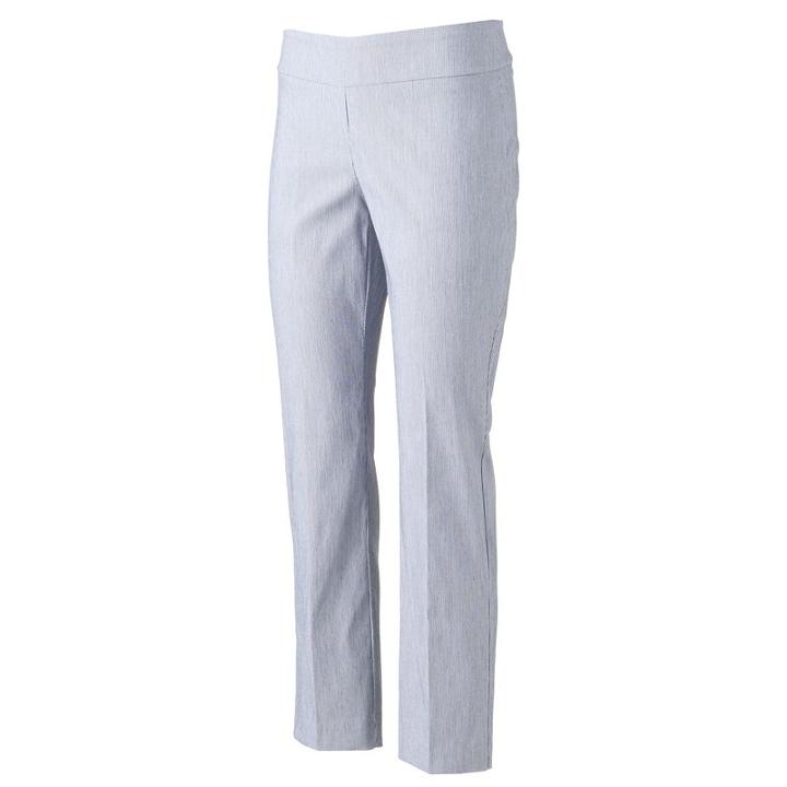 Petite Dana Buchman Slimming Solution Classic Fit Dress Pants, Women's, Size: M Petite, Oxford