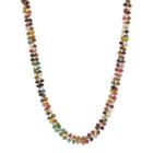 Mudd&reg; Gold Tone Seed Bead Long Necklace, Women's, Multicolor