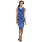 Women's Apt. 9&reg; Blouson Dress, Size: Xl, Blue