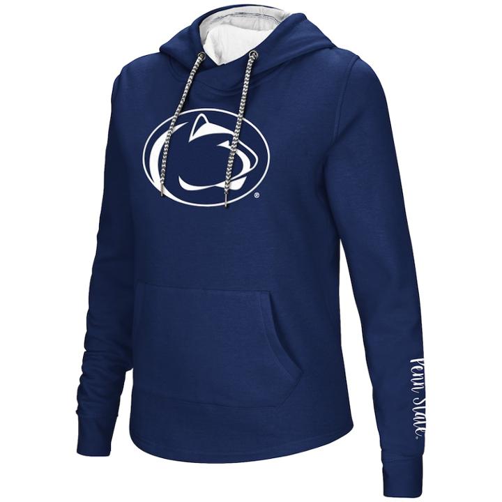 Women's Penn State Nittany Lions Crossover Hoodie, Size: Large, Blue (navy)
