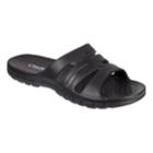 Men's Chaps Soft Sport Slide-on Sandals, Size: Large, Black