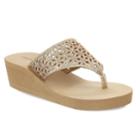 Olivia Miller Pensacola Women's Wedge Sandals, Size: 7, Dark Brown