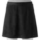 Juniors' Candie's&reg; Laser-cut Skirt, Girl's, Size: Small, Oxford