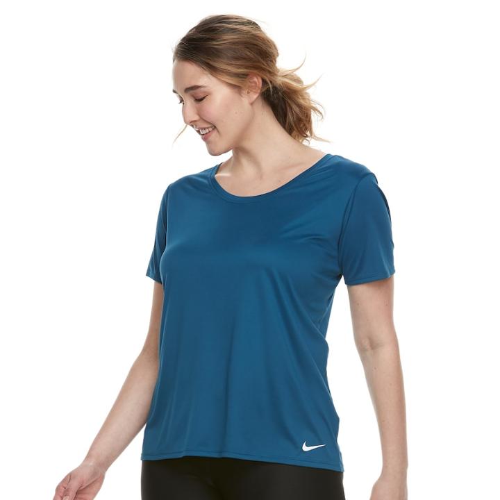 Plus Size Nike Training Tee, Women's, Size: 2xl, Blue