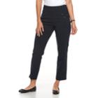 Women's Briggs Millennium Pull-on Ankle Pants, Size: 10, Blue (navy)