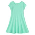 Girls 4-10 Jumping Beans&reg; Princess Seam Skater Dress, Size: 8, Turquoise/blue (turq/aqua)
