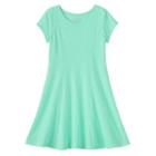 Girls 4-10 Jumping Beans&reg; Princess Seam Skater Dress, Size: 8, Turquoise/blue (turq/aqua)