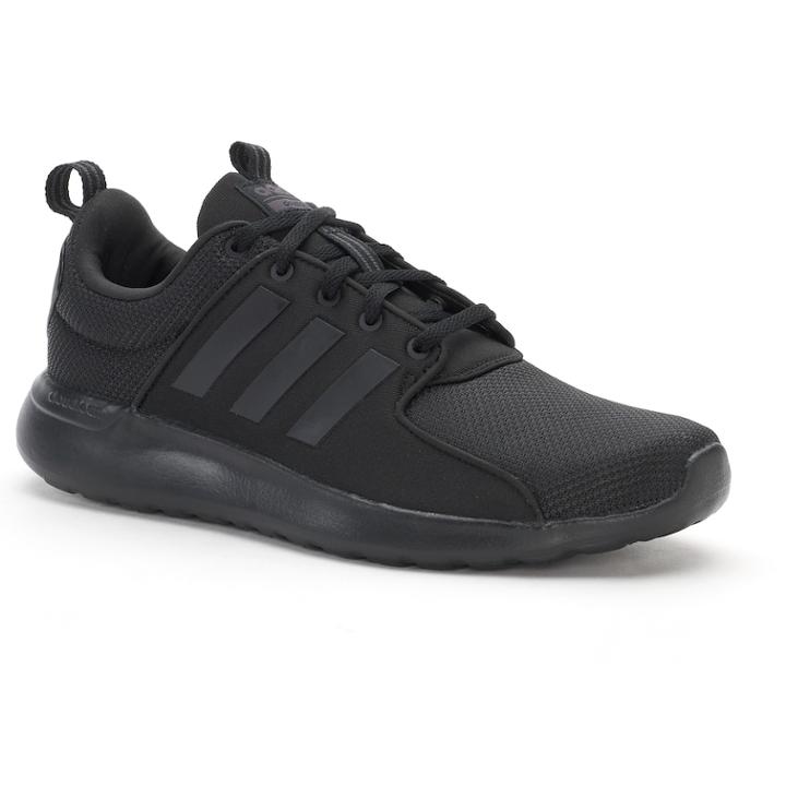 Adidas Neo Cloudfoam Lite Racer Men's Sneakers, Size: 10.5, Black