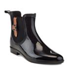Henry Ferrera Clarity 5 Women's Water-resistant Chelsea Rain Boots, Size: 6, Black