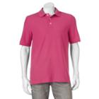 Men's Croft & Barrow&reg; Performance Pique Polo, Size: Large, Pink