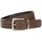 Men's Bill Adler Reversible Flat-strap Belt, Size: 40, Dark Brown
