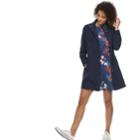 Women's Popsugar Drop-shoulder Anorak Jacket, Size: Small, Dark Blue