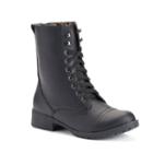 Sacred Heart Harlii Women's Combat Boots, Girl's, Size: 6, Black