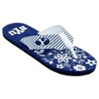 Women's Byu Cougars Floral Flip Flop Sandals, Size: Small, Multi